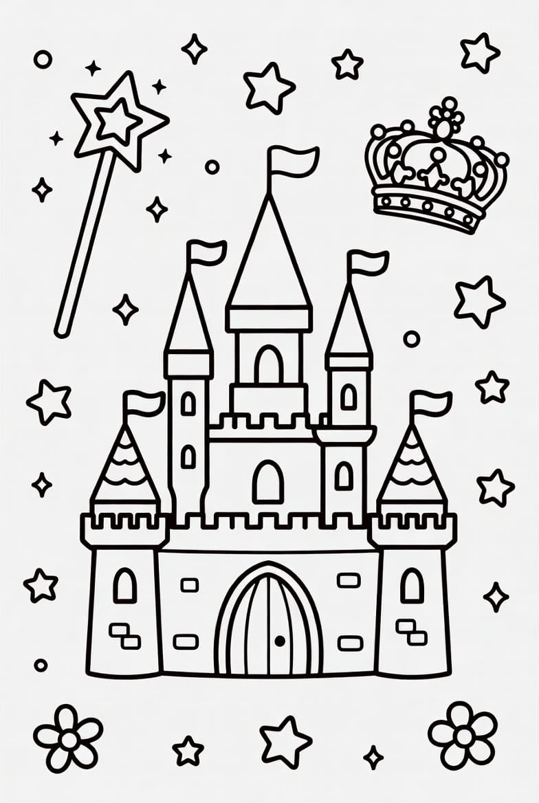 Saraydaki Prenses Boyama Boyama