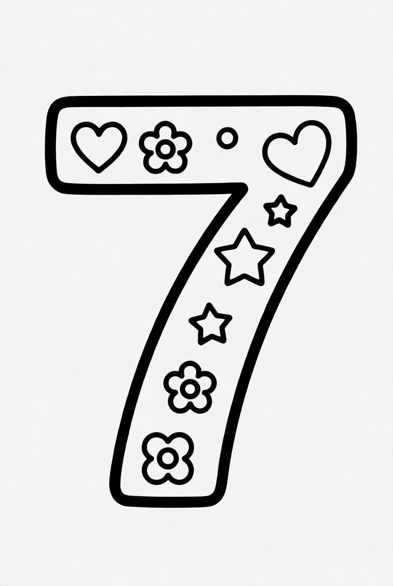 Yedi (7) Boyama Boyama