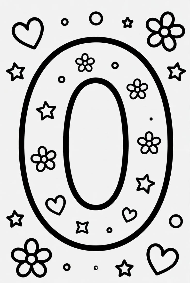 Sıfır Sayısı Boyama Boyama