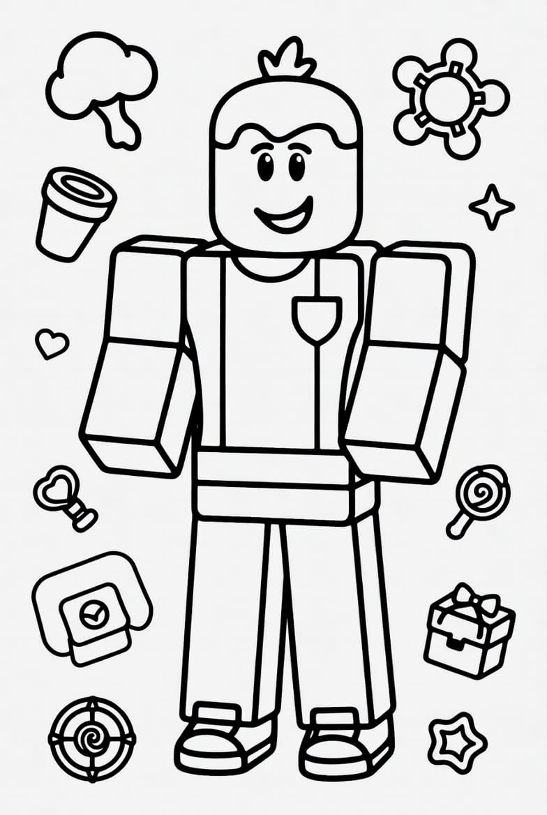 Roblox Logo Boyama Boyama