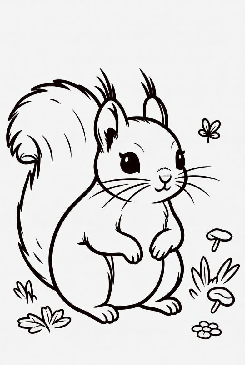 Dalda Sincap Boyama Boyama