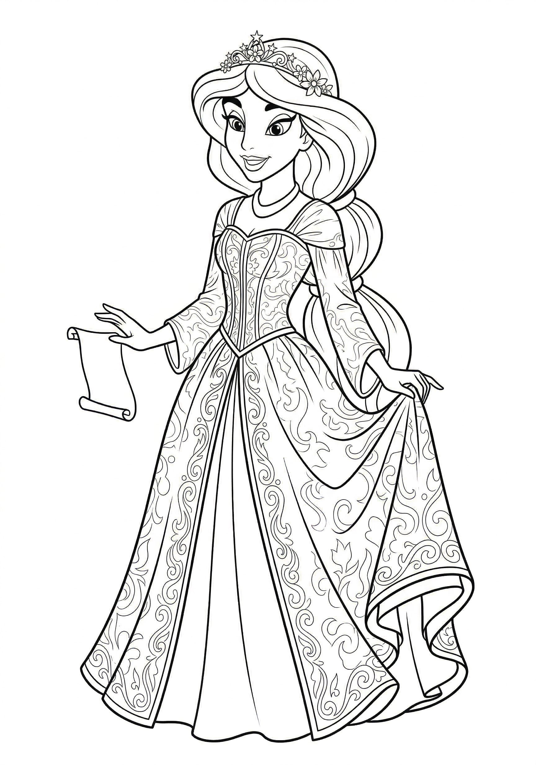 Sihirli Yasemin Boyama Boyama