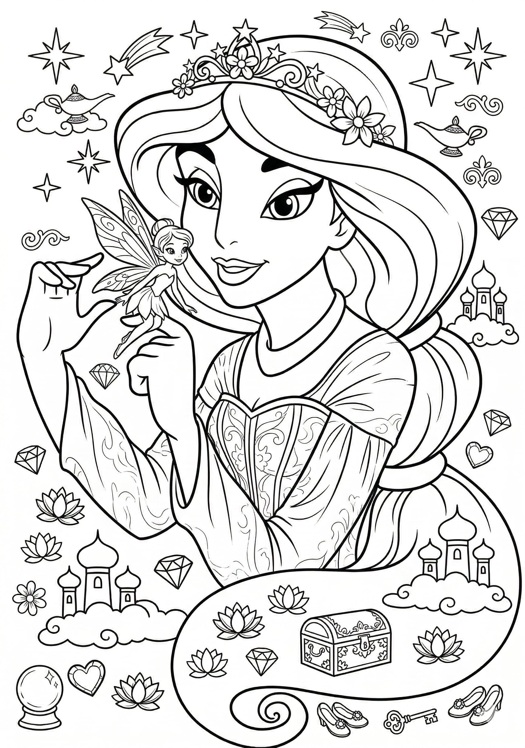 Güzel Yasemin Boyama Boyama