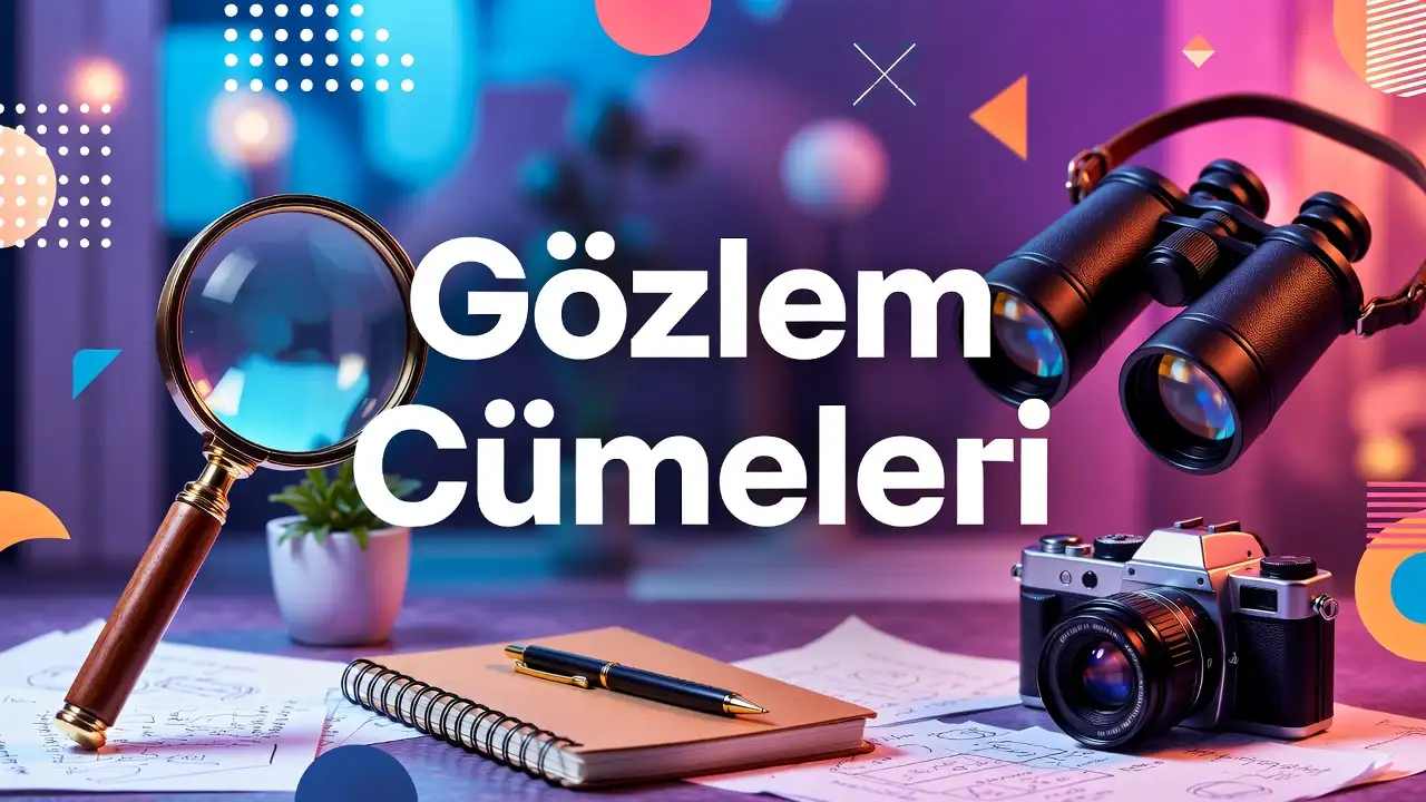 Gözlem Cümleleri konu anlatımı