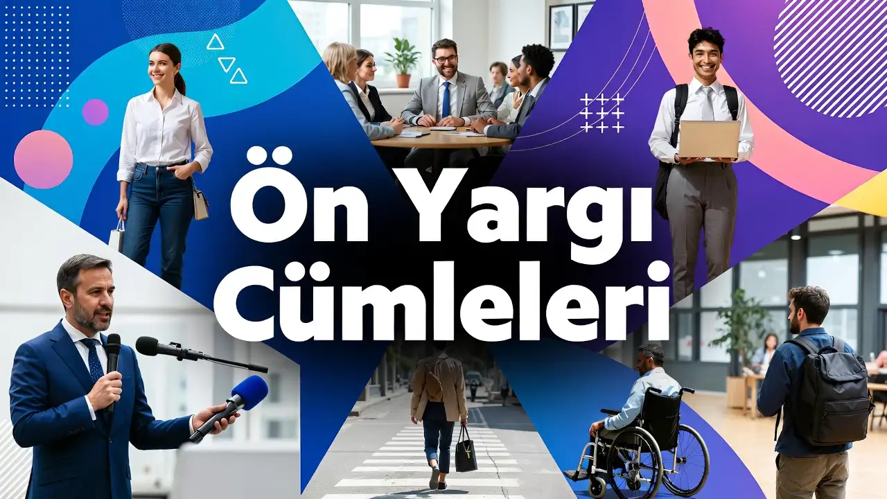 Ön Yargı (Peşin Hüküm) Cümleleri konu anlatımı