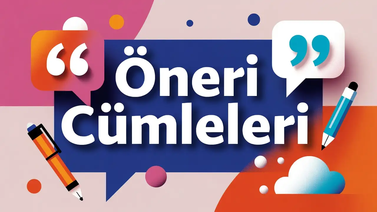 Öneri (Teklif) Cümleleri konu anlatımı