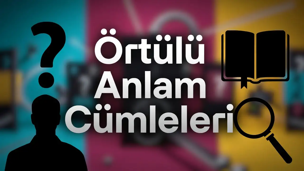 Örtülü Anlam konu anlatımı