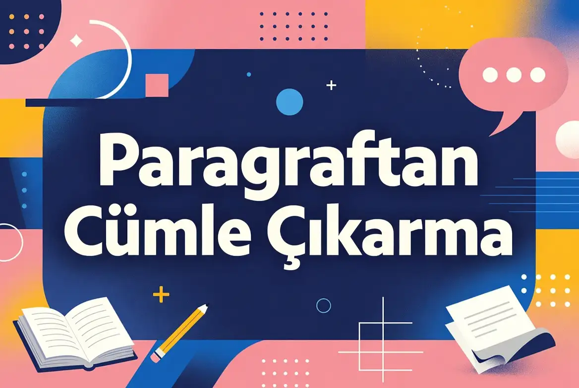 Paragraftan Cümle Çıkarma konu anlatımı