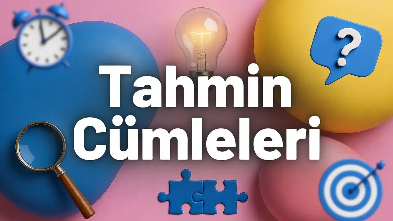 Tahmin Cümleleri konu anlatımı