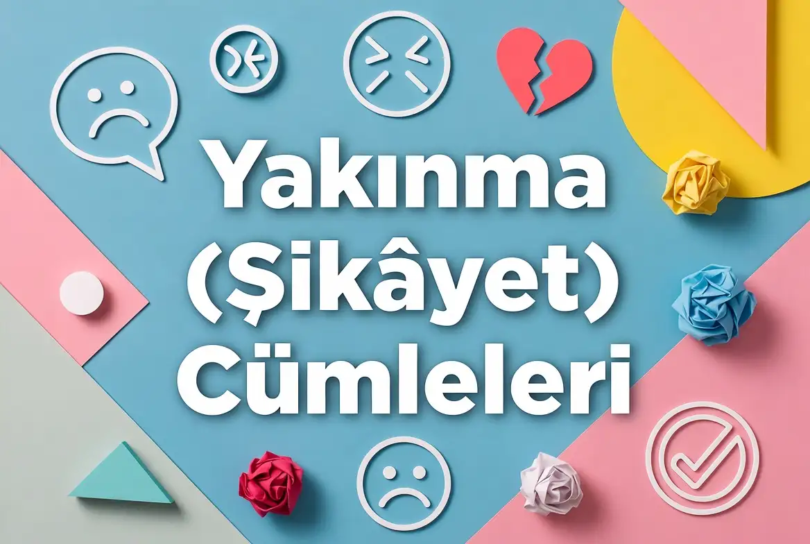 Yakınma (Şikâyet) Cümleleri konu anlatımı