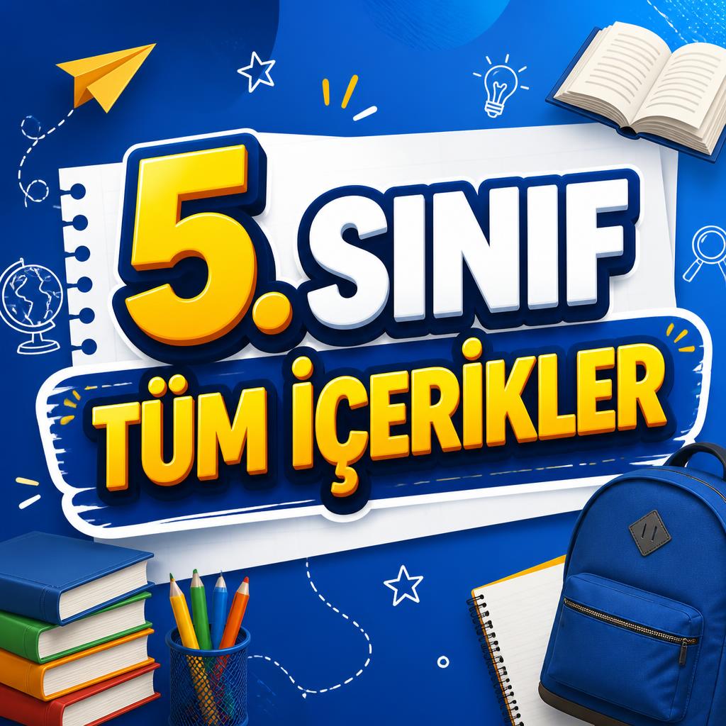 -5 Sinif Tum Icerikler