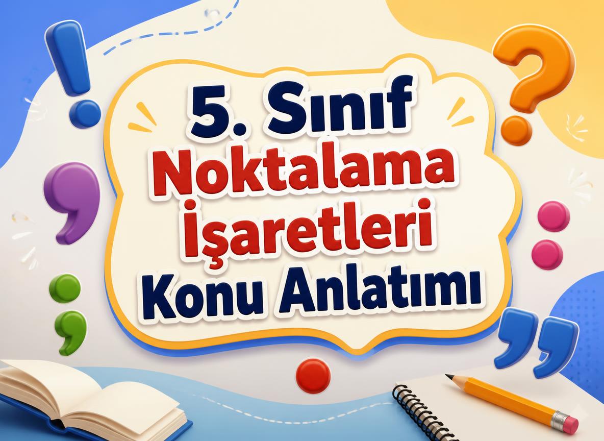 5. Sınıf Noktalama İşaretleri Konu Anlatımı -5. Sinif Noktalama Isaretleri Konu Anlatimi