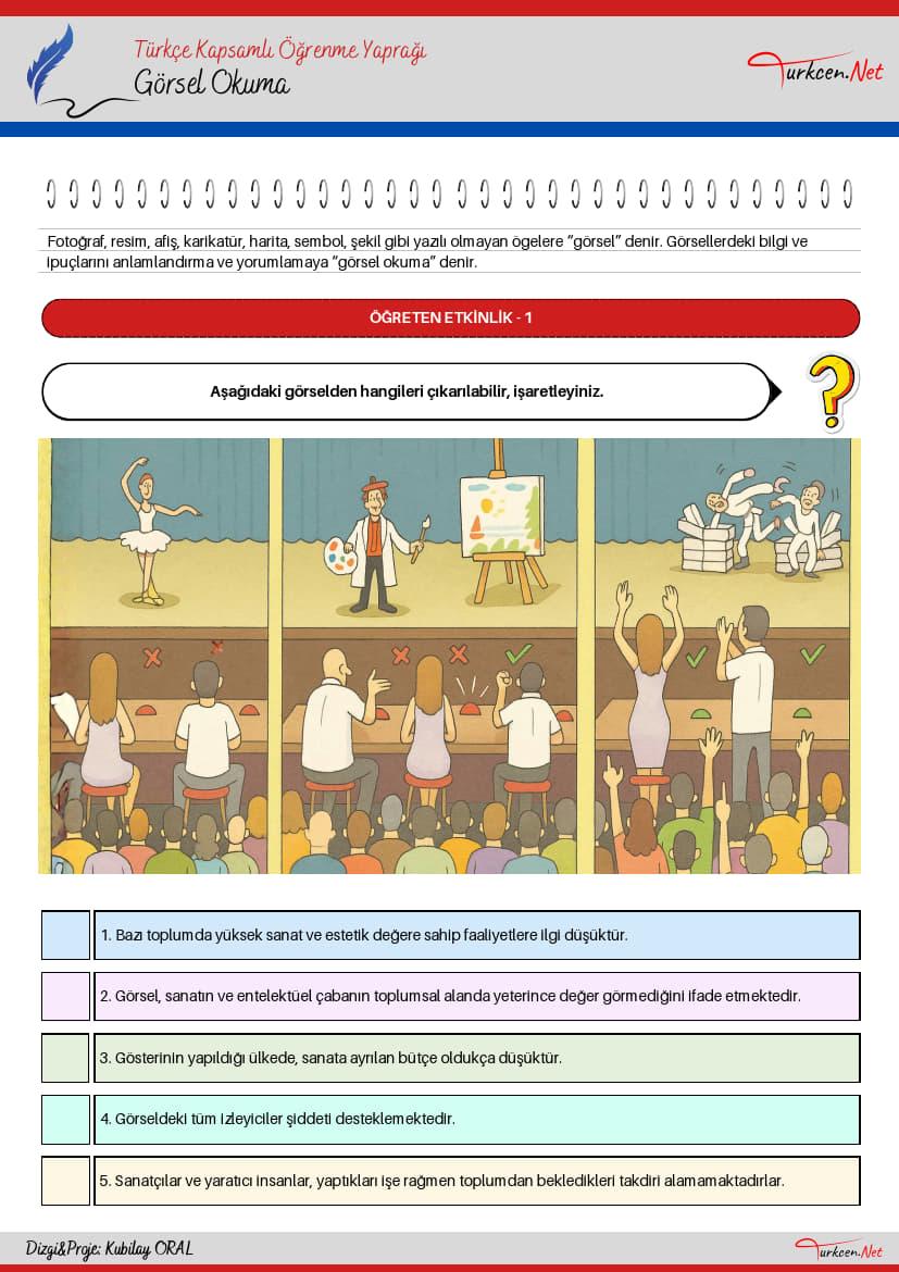5. Sınıf Görsel Okuma 2_1 5. Sınıf Görsel Okuma 2_1