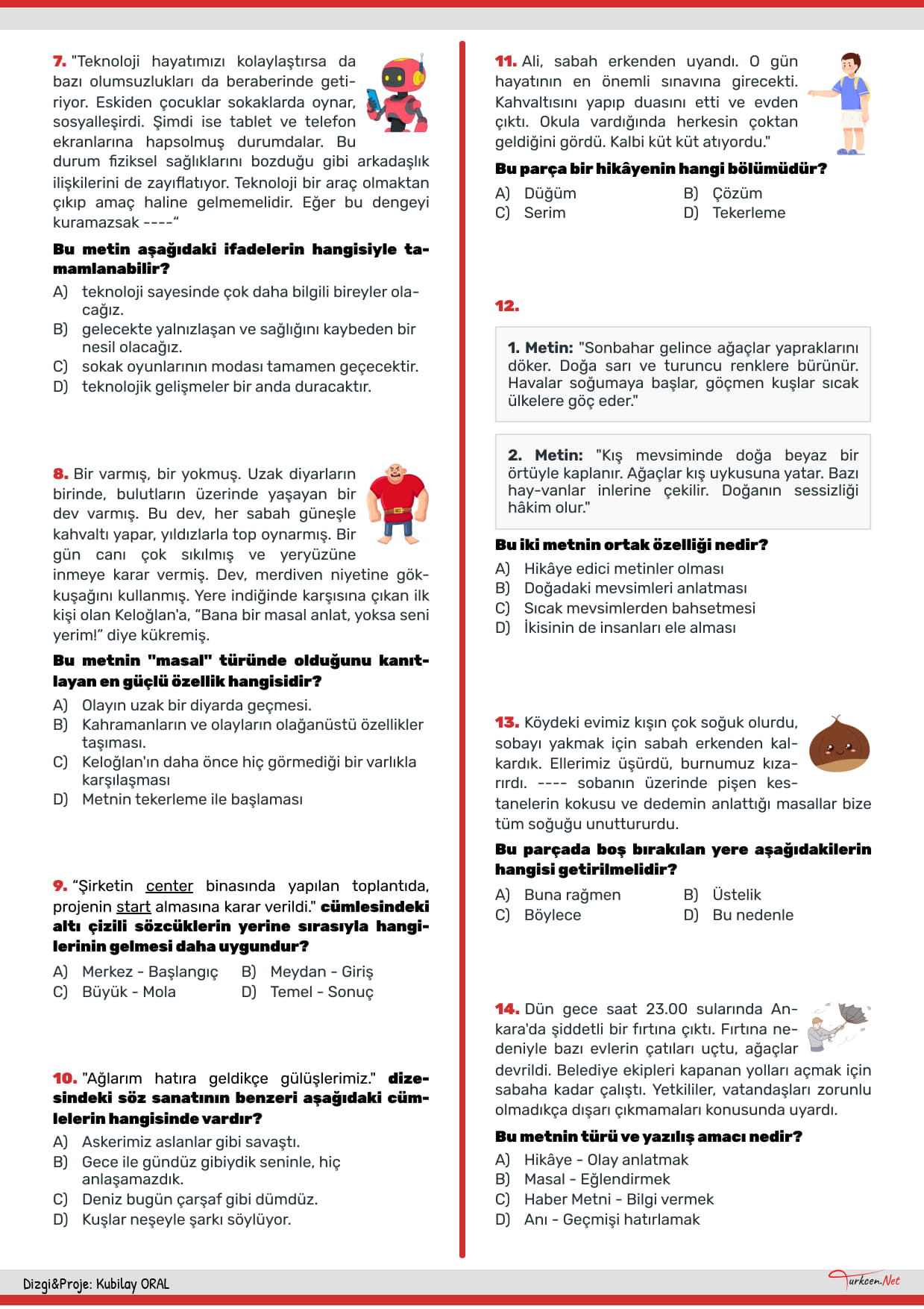 Türkçe Tarama Testi-1 Mayıs_2 Türkçe Tarama Testi-1 Mayıs_2