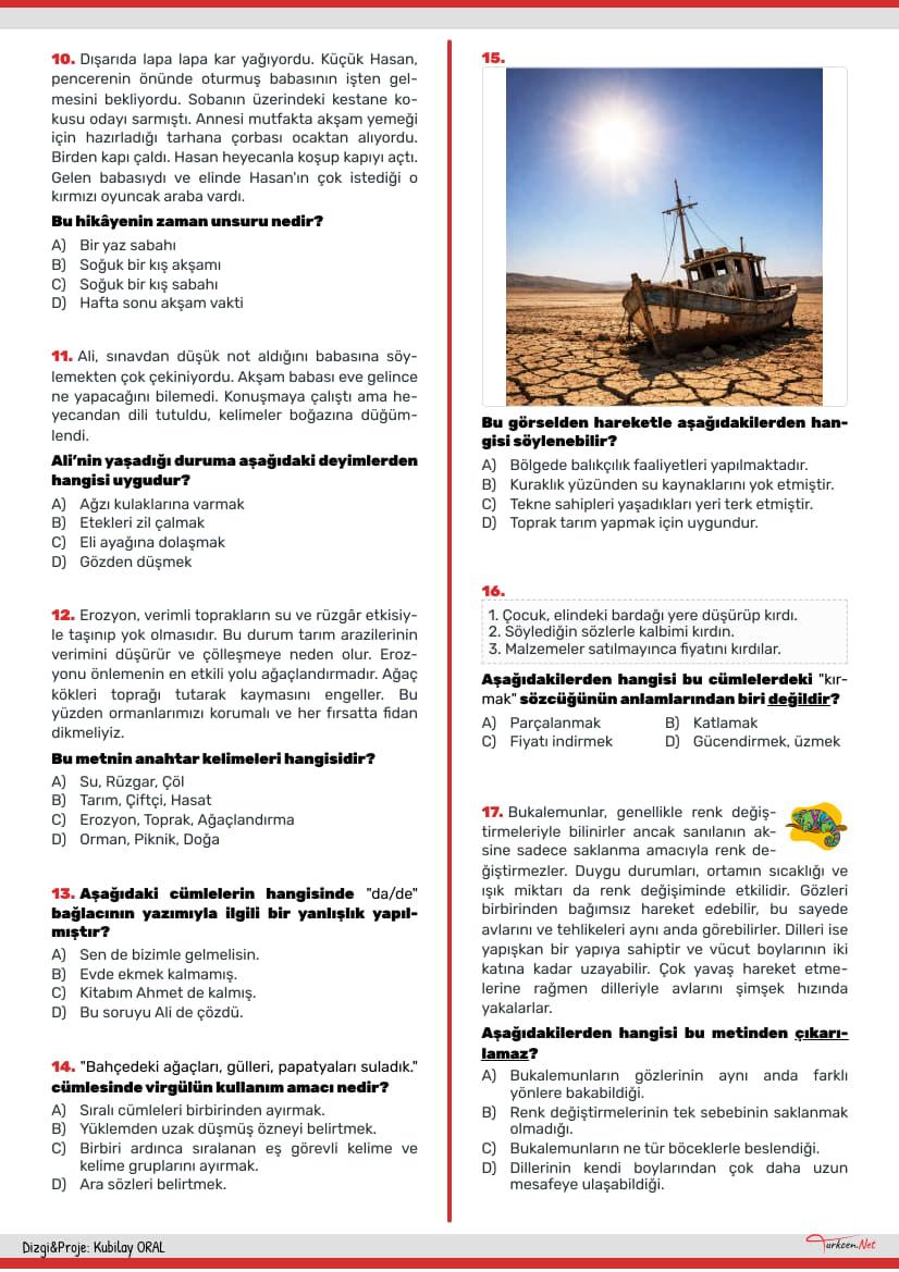 Türkçe Tarama Testi - Eylül-1_2 Türkçe Tarama Testi - Eylül-1_2