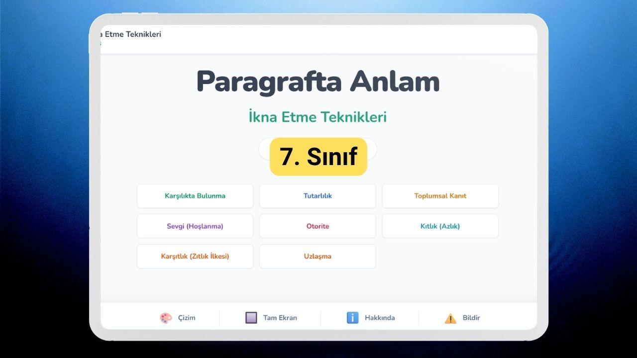 7. Sinif Ikna Etme Teknikleri Sunusu