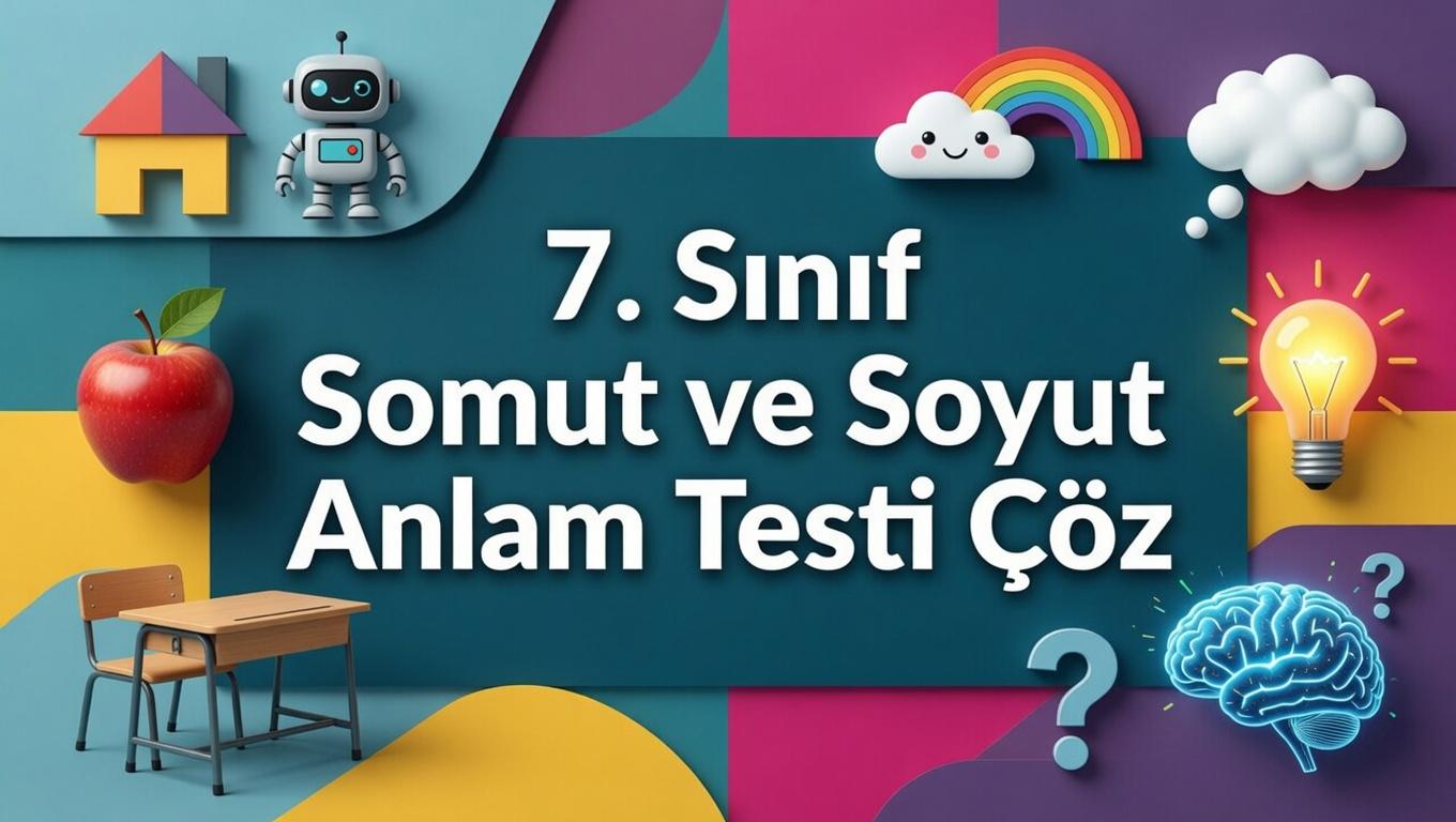 7. Sinif Somut Ve Soyut Anlam Testi Coz