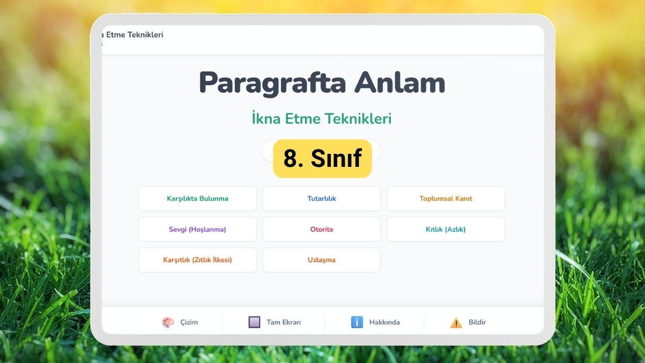 8. Sinif Ikna Etme Teknikleri Sunusu
