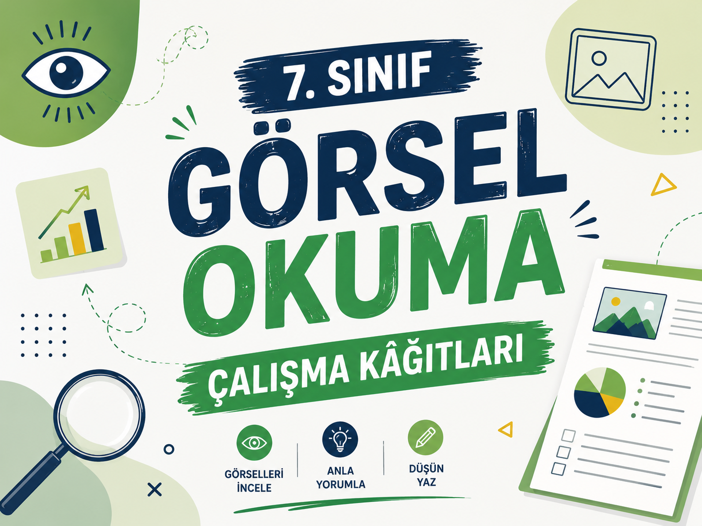 7. Sinif Gorsel Okuma Calisma Kagitlari