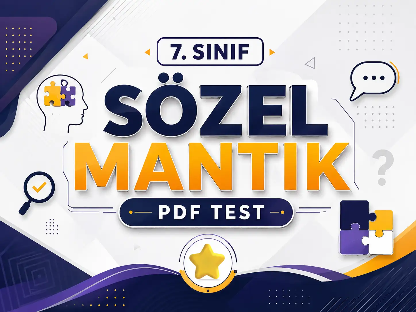 7. Sinif Sozel Mantik PDF Test
