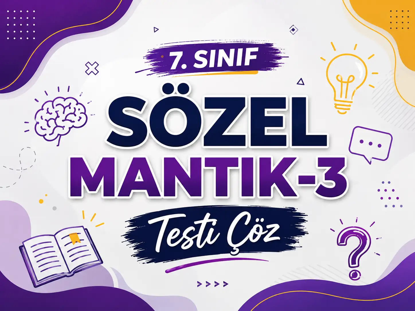 7. Sinif Sozel Mantik 3
