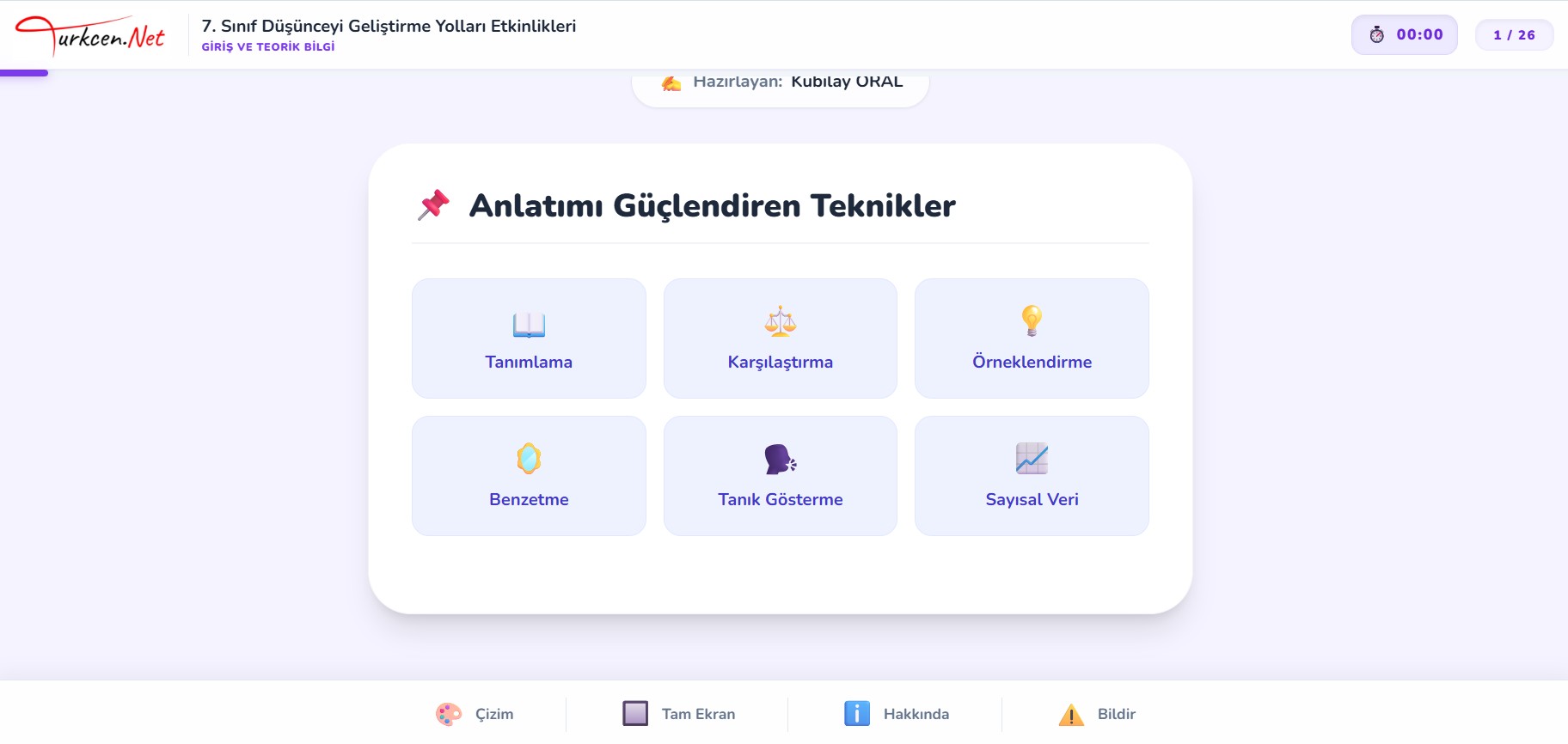 Dusunceyi Gelistirme Yollari Etkinlik 7. Sinif