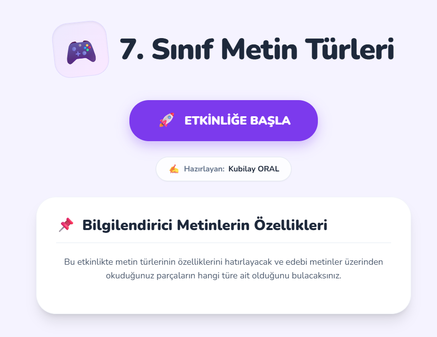 Bilgilendirici Metinler
