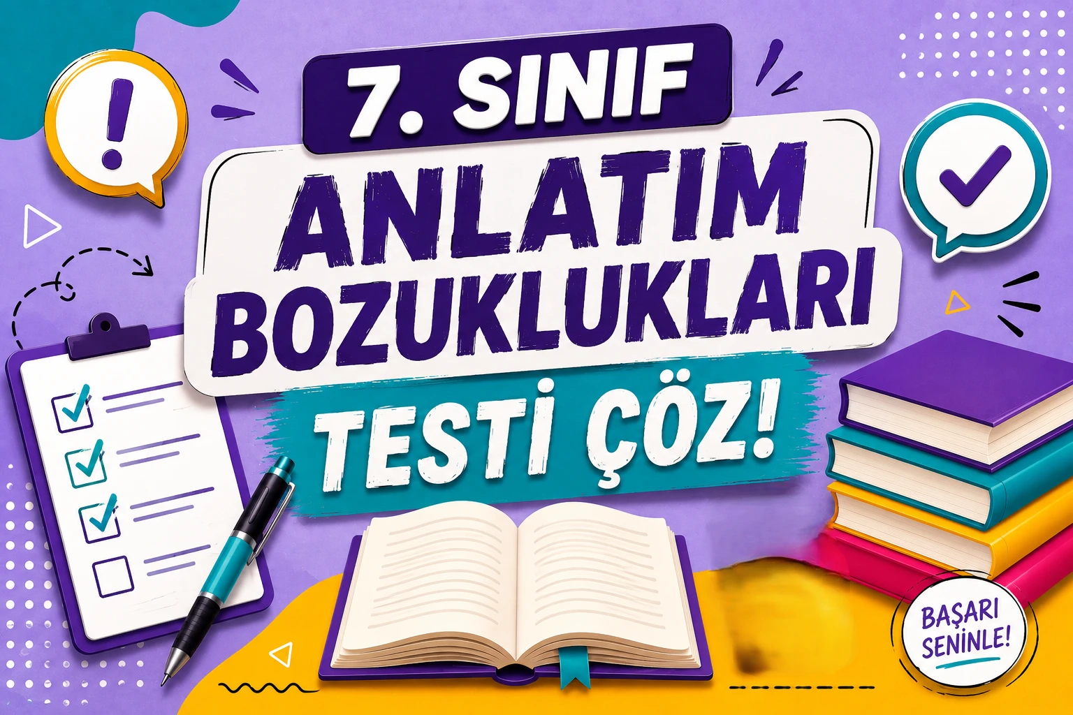 -7. Sinif Anlatim Bozukluklari Testi Coz