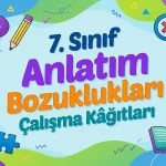 -7. Sinif Cumlede Anlam Calisma Kagitlari