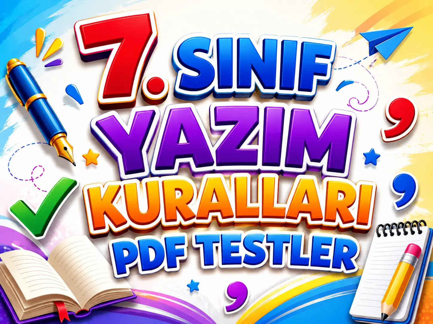 -7. Sinif Yazim Kurallari PDF Testler