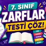 -7. Sinif Zarflar Testi Coz