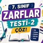 -7. Sinif Zarflar Testi Coz 2