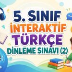 -5. Sinif Interaktif Turkce Dinleme Sinavi 2 konu kapak resmi baslik di 0