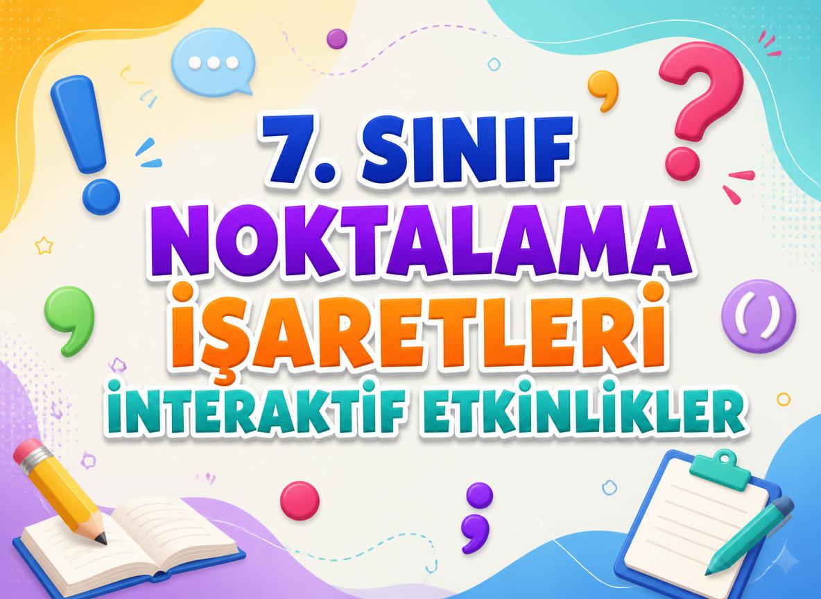 -7. Sinif Noktalama Isaretleri Etkinlikleri