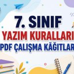 -7. Sinif Yazim Kurallari Calisma Kagitlari