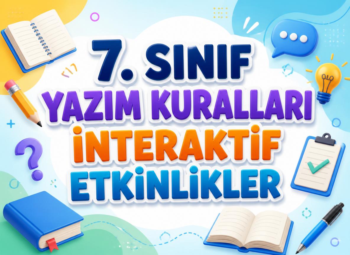 -7. Sinif Yazim Kurallari Etkinlikleri