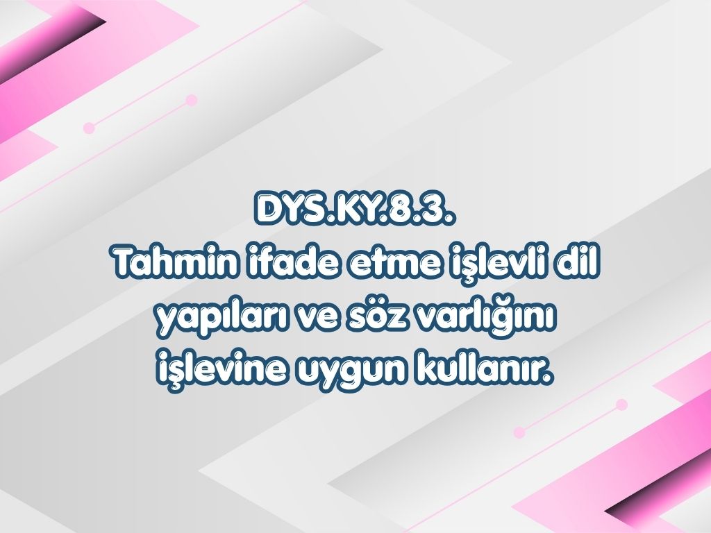 -8. Sinif TYMM 7