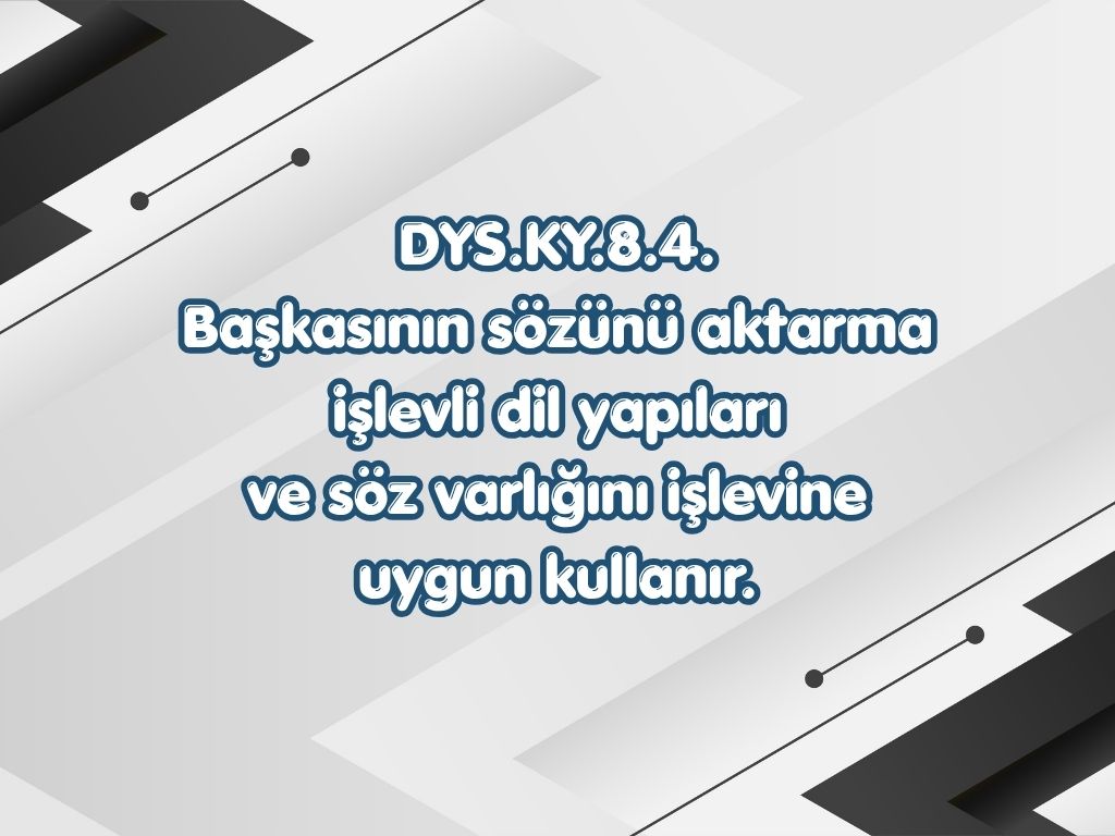 -8. Sinif TYMM 9
