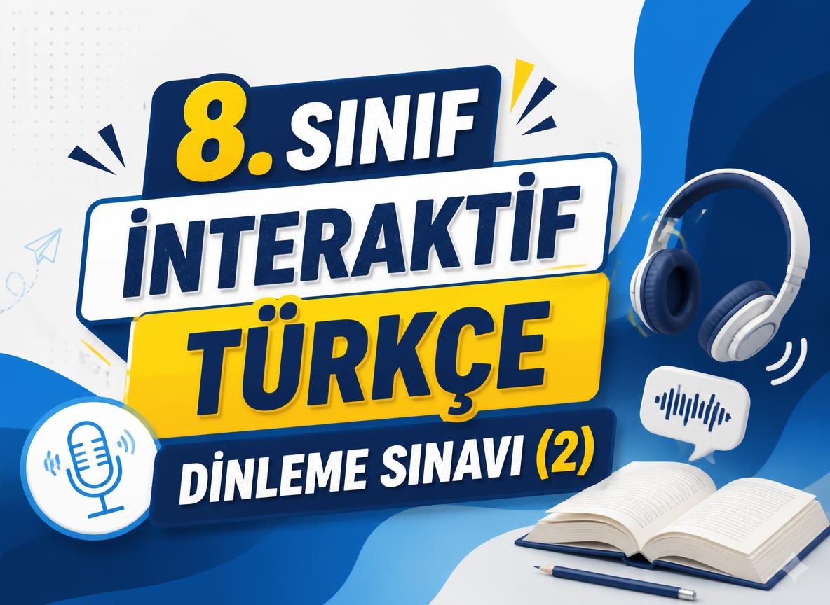 8. Sınıf İnteraktif Türkçe Dinleme Sınavı (2) -8. Sinif Interaktif Turkce Dinleme Sinavi 2
