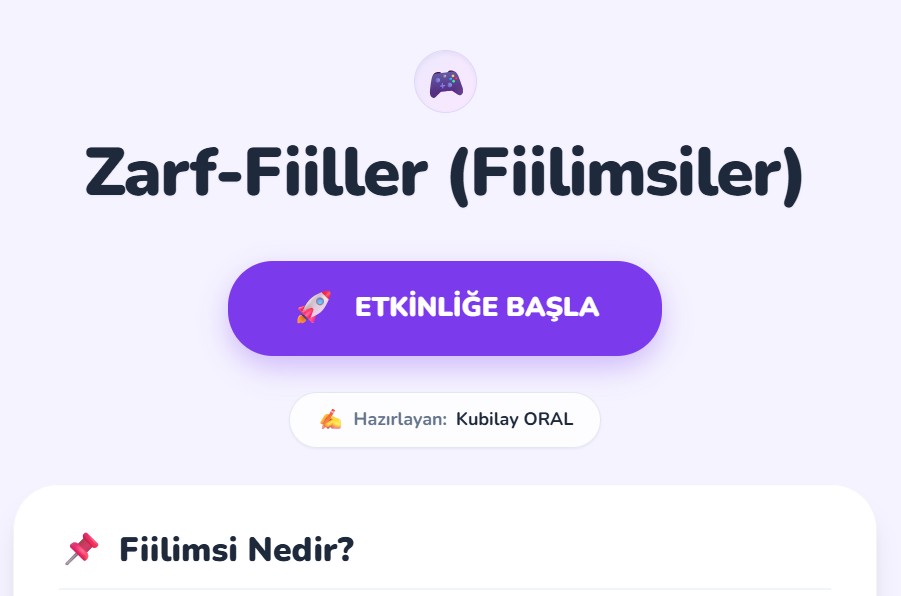 -zarf fiil