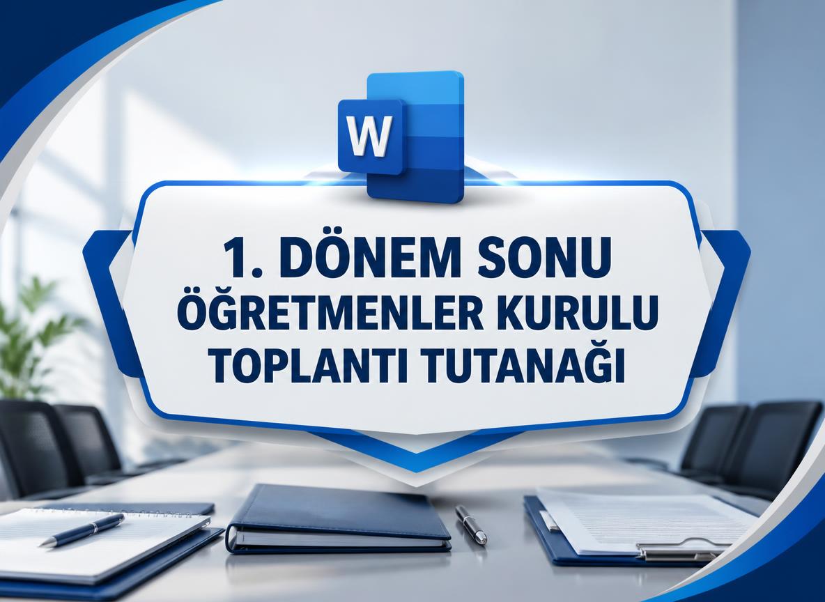-1. Donem Sonu Ogretmenler Kurulu Toplanti Tutanagi