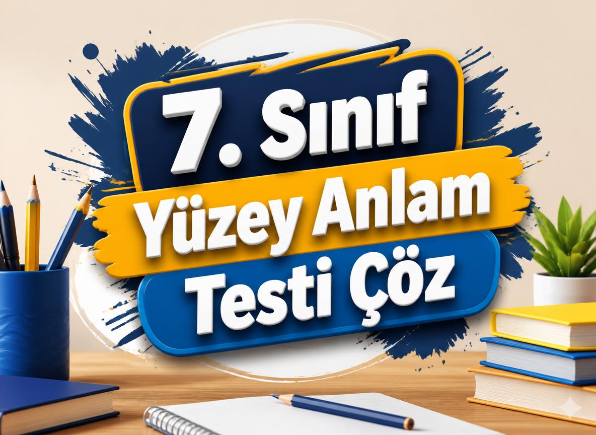 -7. Sinif Yuzey Anlam Testi Coz