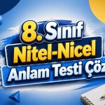 -8. Sinif Nitel Nicel Anlam Testi Coz
