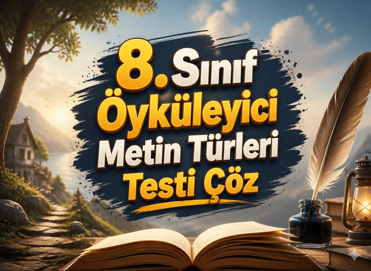 -8. Sinif Oykuleyici Metin Turleri Testi Coz
