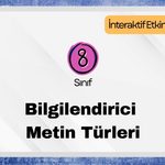 -8. Sinif Paragraf Bilgisi 1