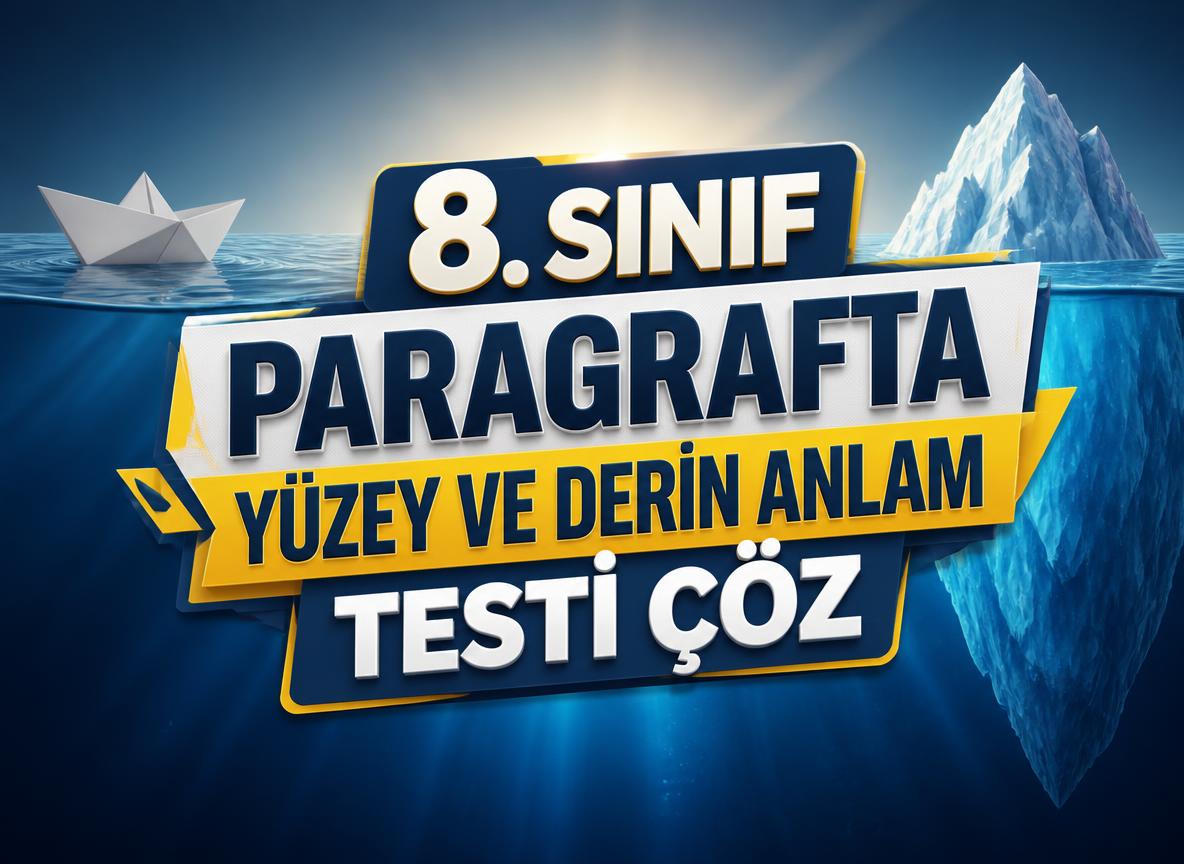 -8. Sinif Paragrafta Yuzey ve Derin Anlam Testi Coz
