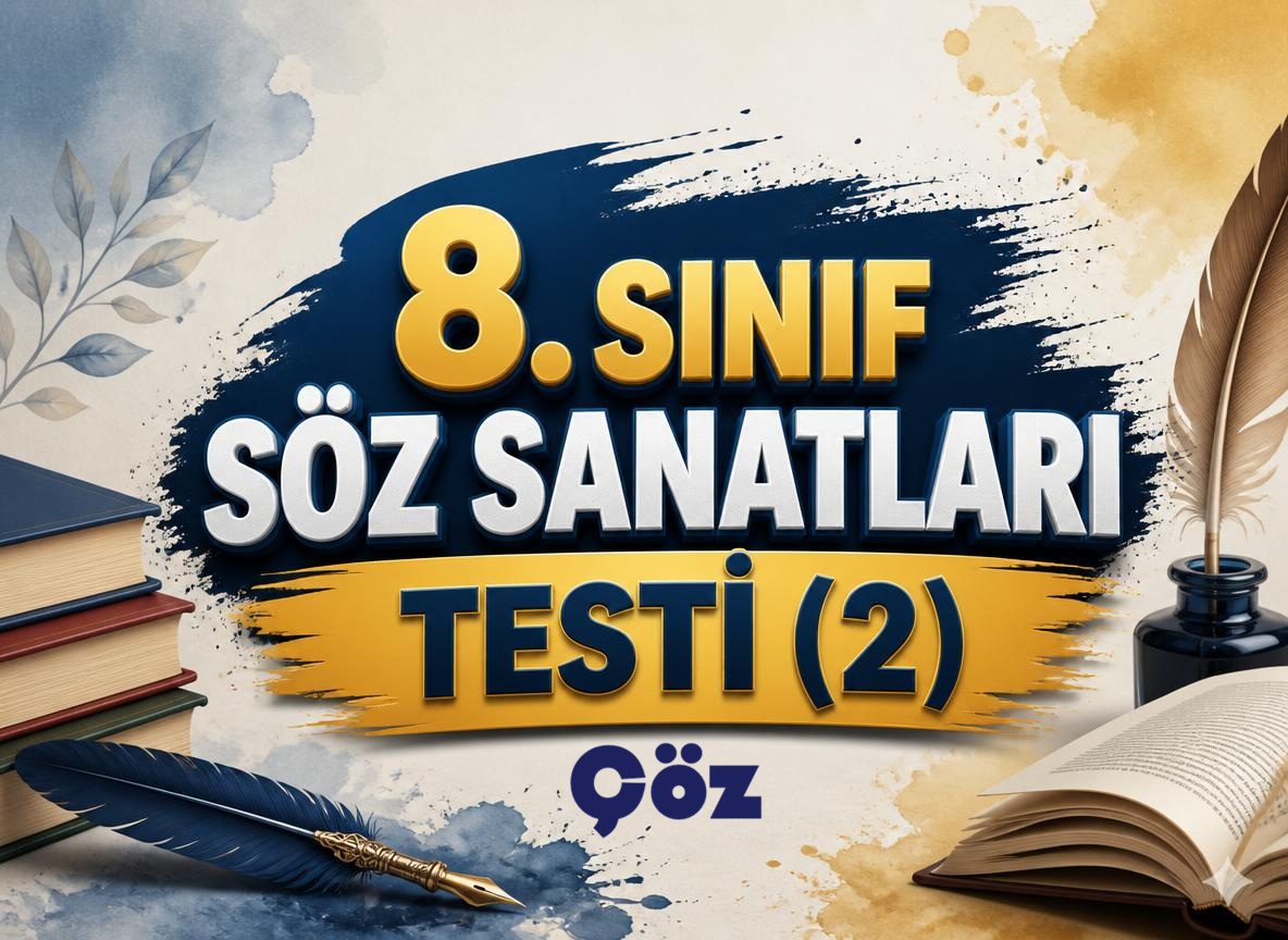 -8. Sinif Soz Sanatlari Testi 2 Coz