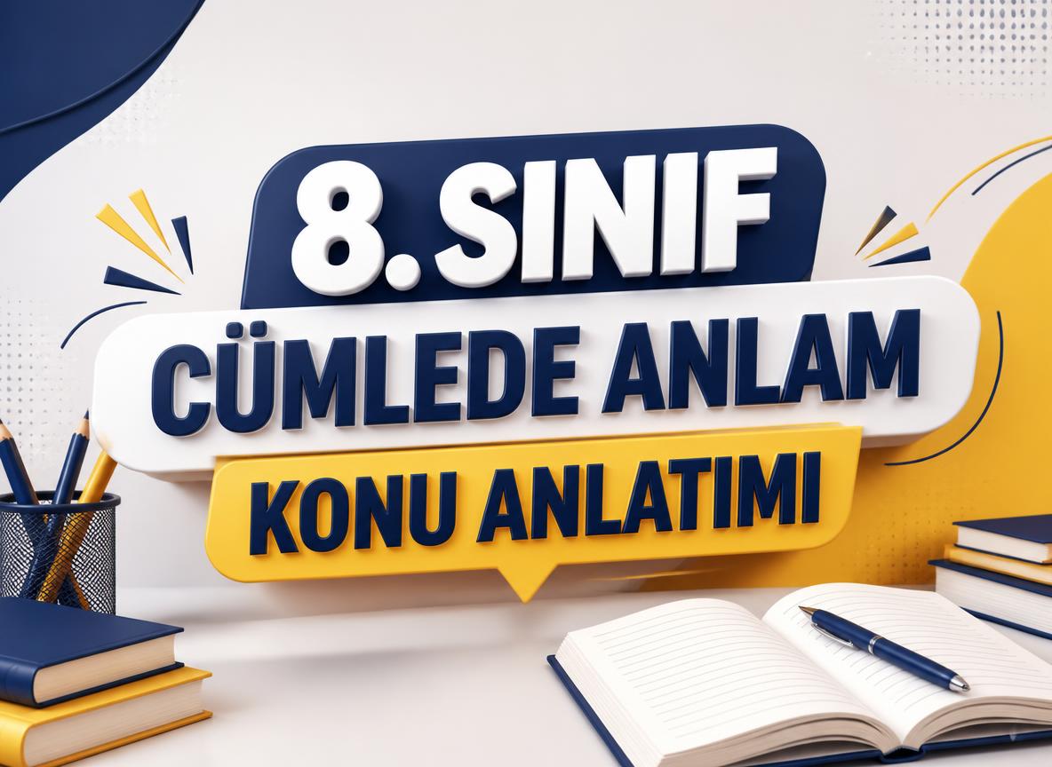 -8. Sinif Cumlede Anlam Konu Anlatimi