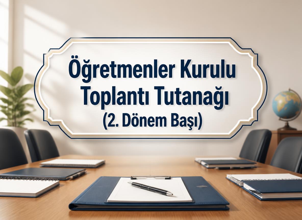 -Ogretmenler Kurulu Toplanti Tutanagi 2. Donem Basi