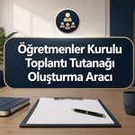 -Ogretmenler Kurulu Toplanti Tutanagi Olusturma Araci